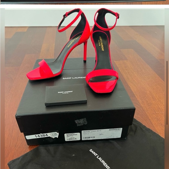 Saint Laurent strapless ankles heels - Picture 3 of 5
